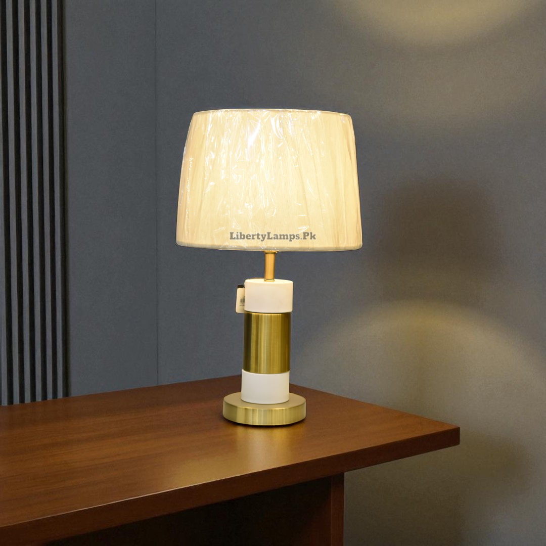 Iron Gleam – Metal Table Lamps (Pair)