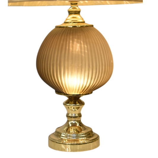 Crystal Glow Duo – Double Light Glass Table Lamp (Pair)