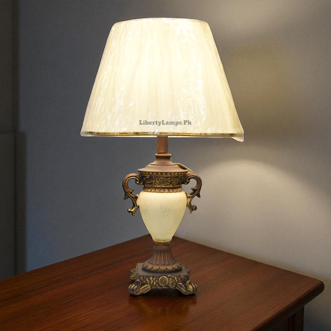 Ryzen Curve Ceramic Table Lamp (Pair)