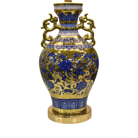 Ivory Bloom Ceramic Table Lamp (Pair)