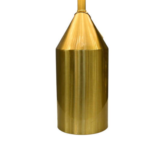 NovaGlow Brushed Metal Table Lamp (Pair)