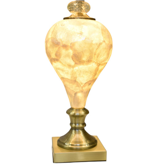 Moonlit Pearl Double Light Table Lamp (Pair)