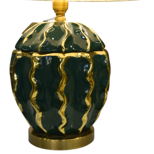 Ivory Bloom Porcelain Table Lamp (Pair)