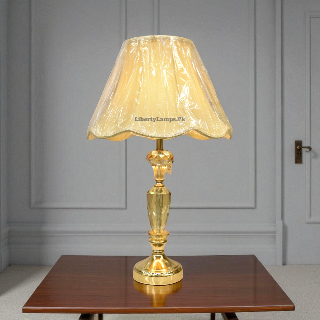 Luxe Prism Diamond Cut Crystal Lamp (Pair)