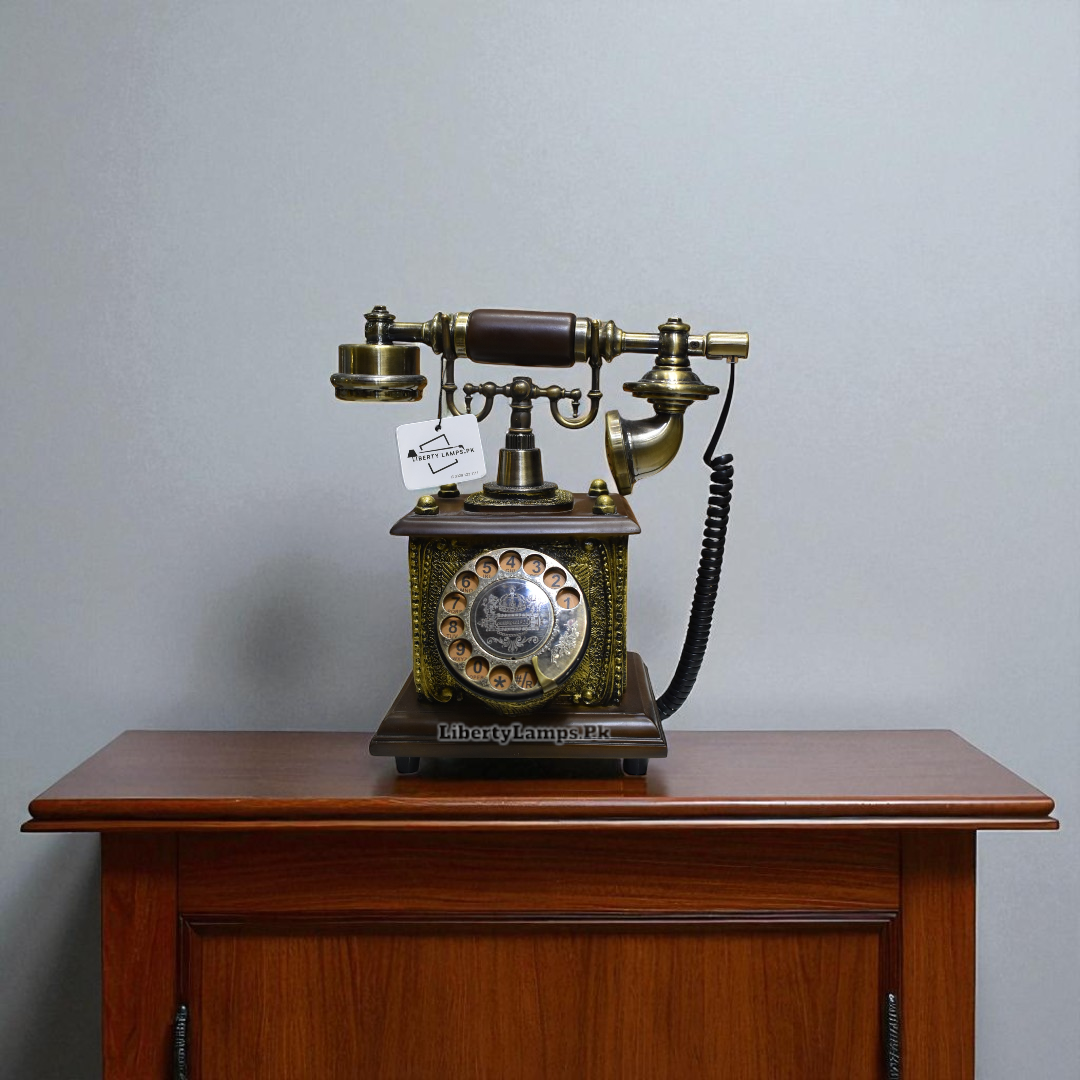Antique Charm Rotary Telephone Decor (Single)
