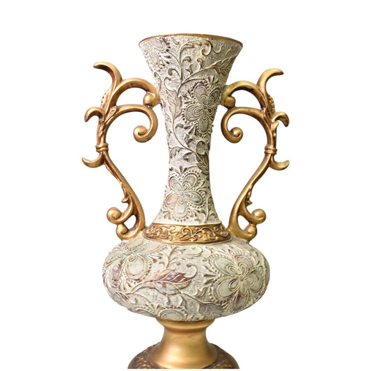 Textured Fishbone Ceramic Vase (Single)