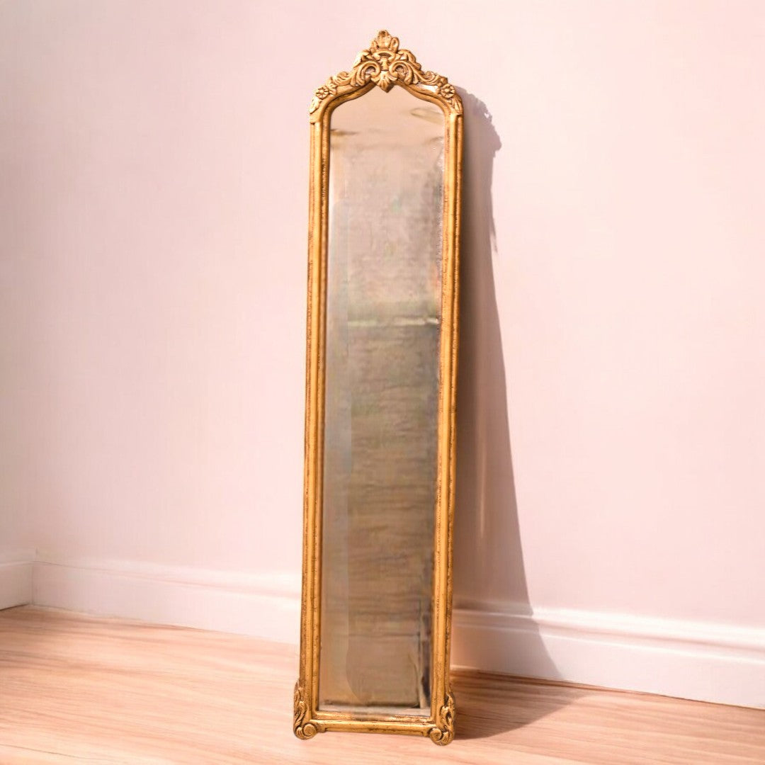 Elegance Wood Floor Standing Mirror (16x66 inches)