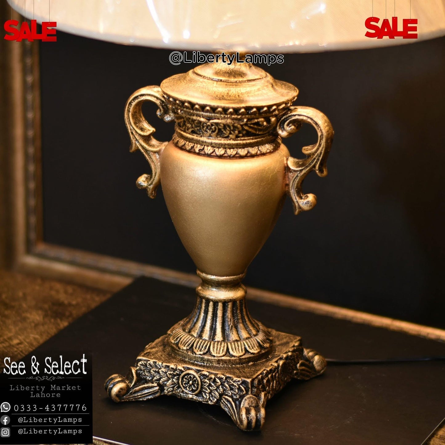 Unbreakable 90806-S Lamp with Classic Design (Pair)