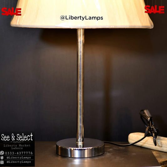 Sleek Metal Rod Lamp (Pair)