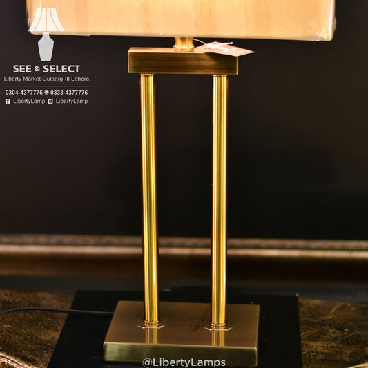 Durable Double Rod Metal Table Lamp (Pair)