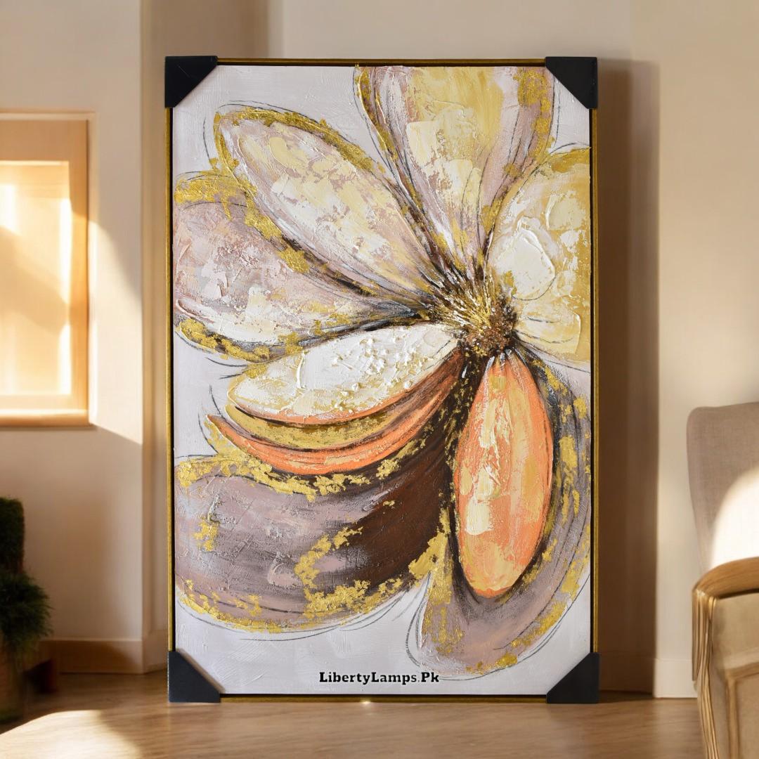 Elegant Floral Design β 36x52 Framed Flower Painting