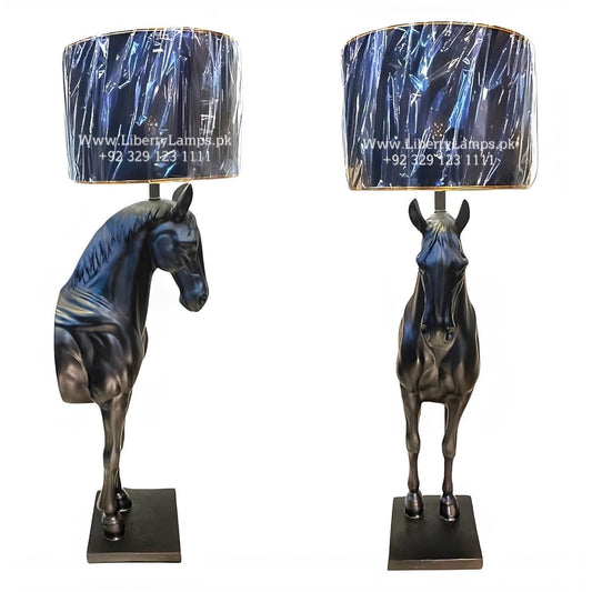 Majestic Horse Floor Lamp – Statement Lighting Piece (Single)