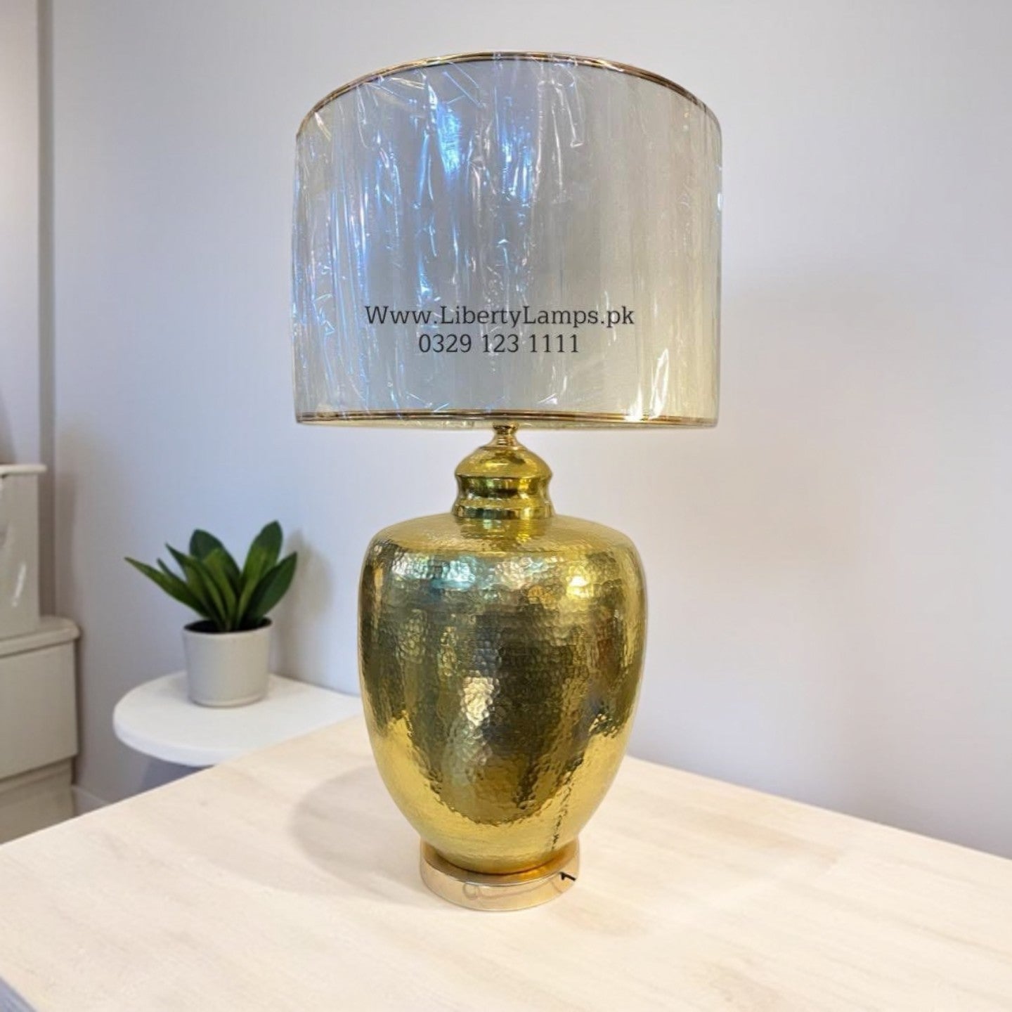 King Size Brass Classic Table Lamps (Pair)