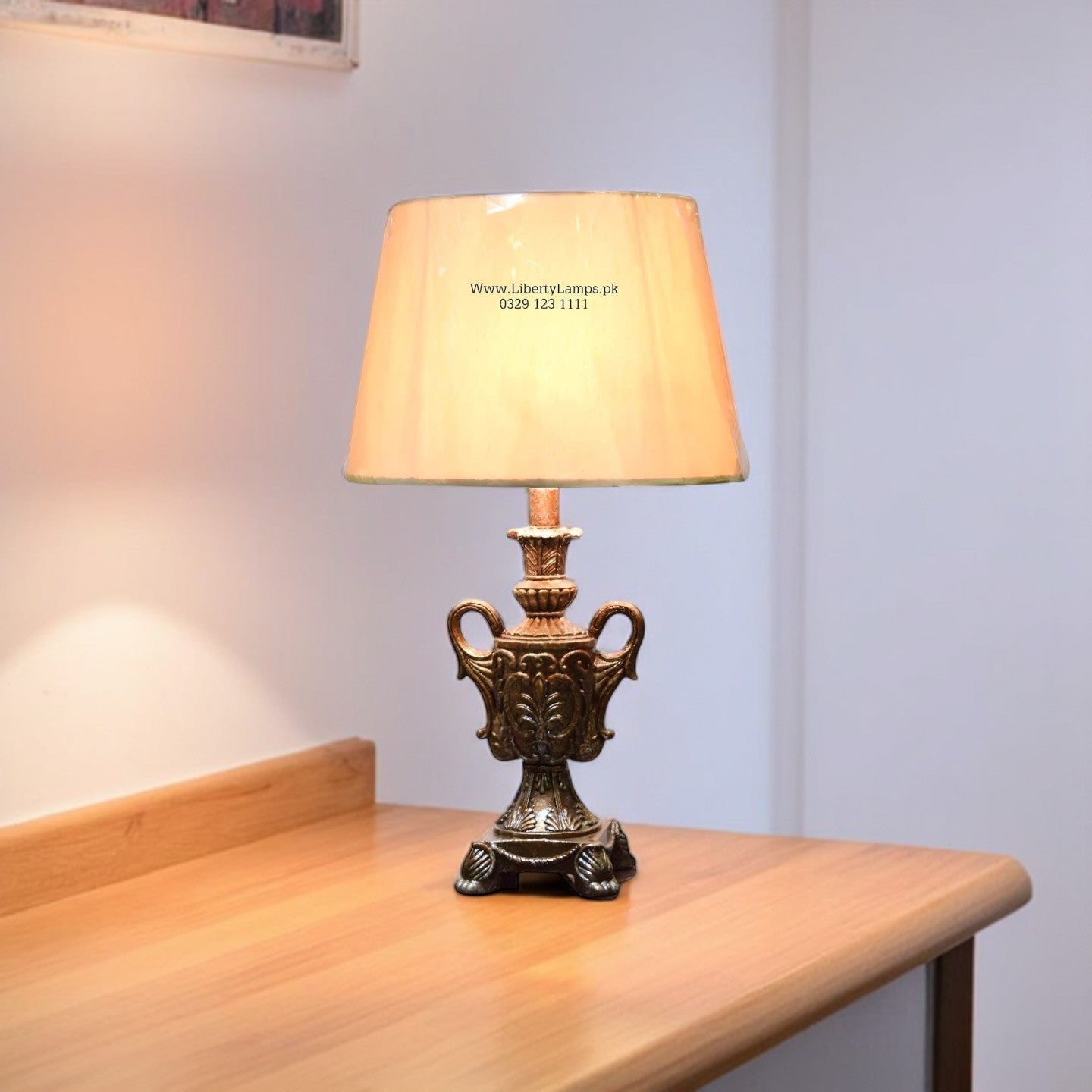 Turkish Mosaic Charm Unbreakable Table Lamps (Pair)