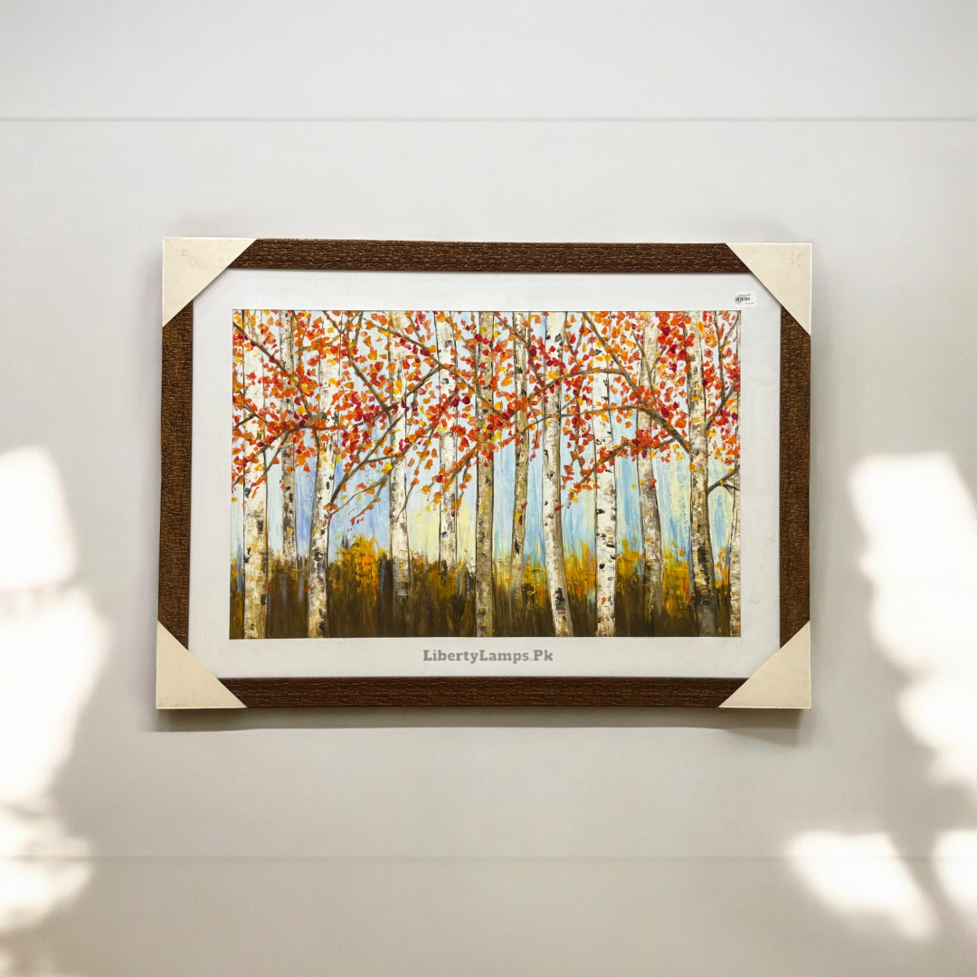 🖼️ Silent Reflections – Oil Painting on Canvas with Frame (33x45 Inch)
