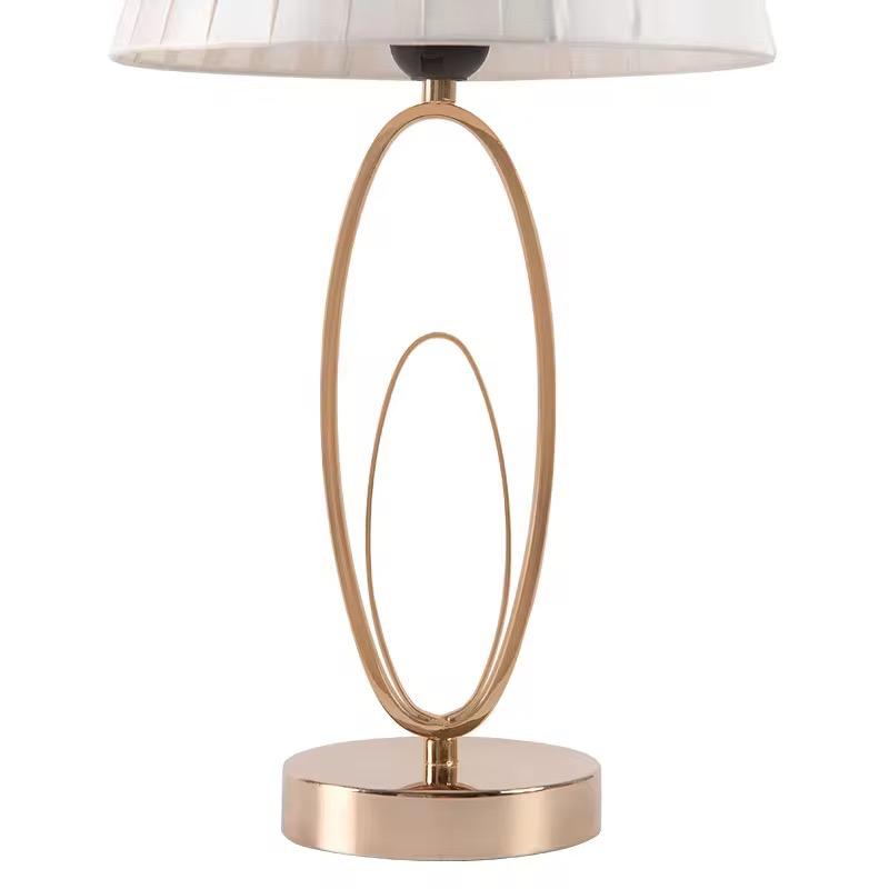 ✨ Golden Horizon Double Oval Metal Lamps (Pair) ✨
