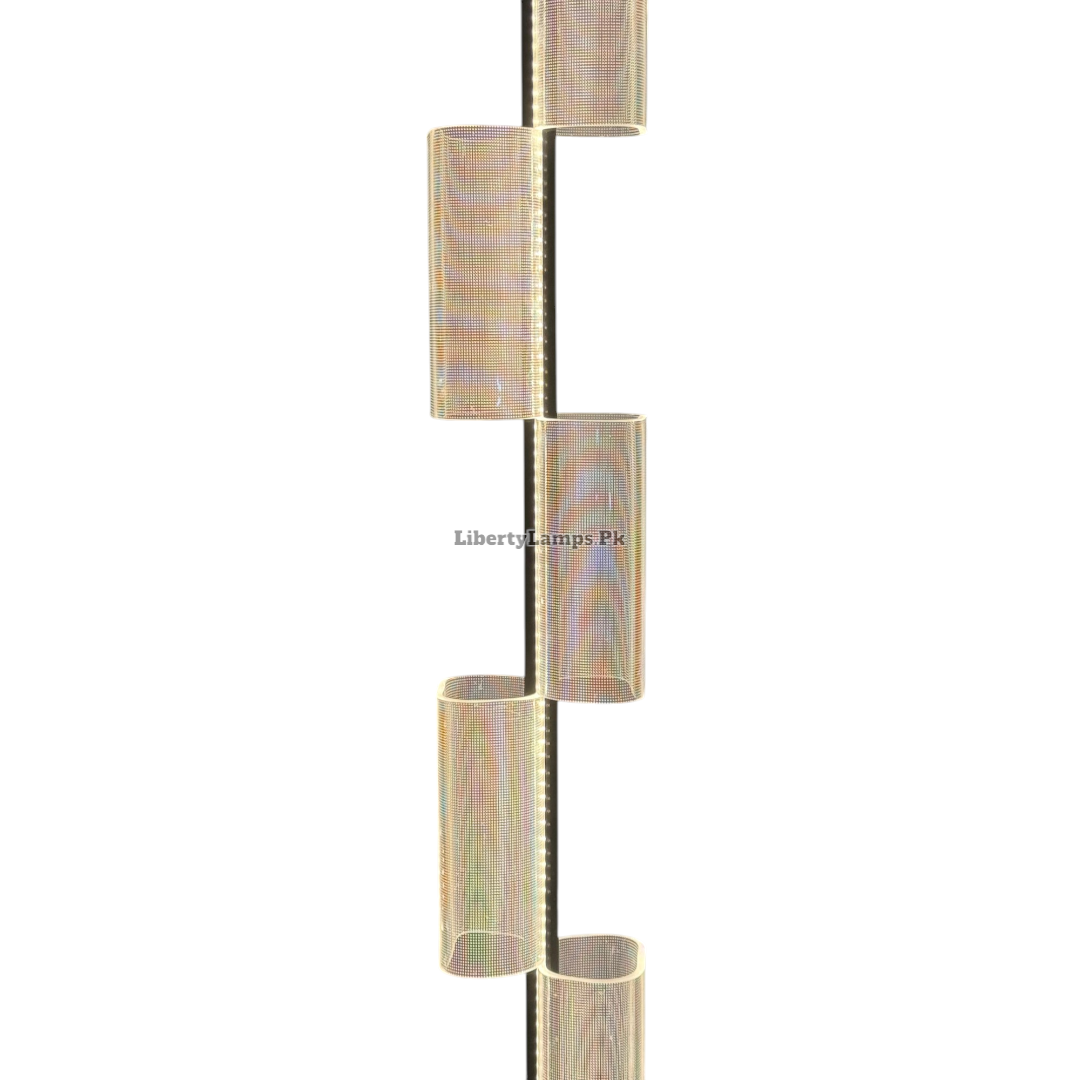 ✨ PrismAura LED Floor Lamp with 6 Acrylic 3D Lights (Single) ✨