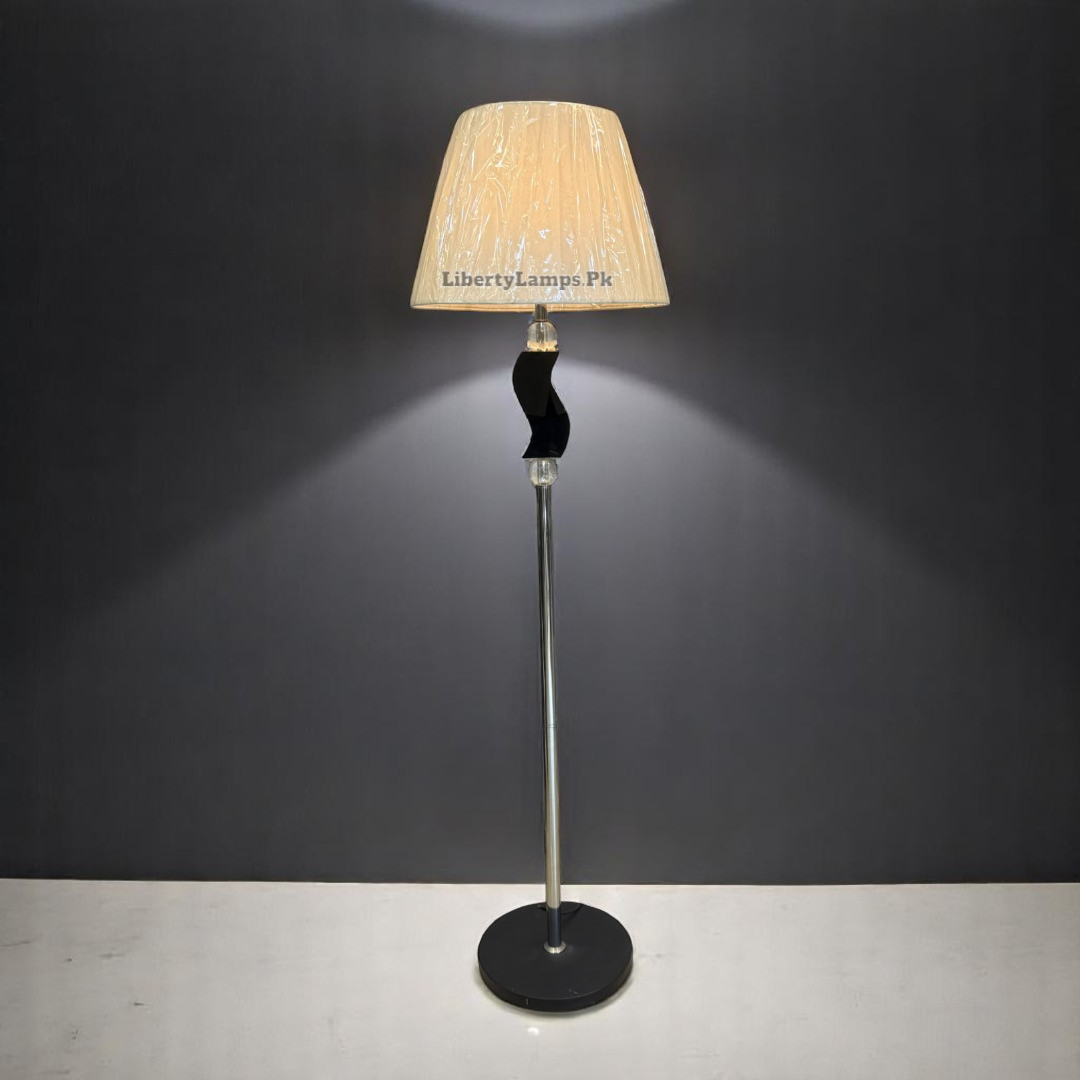 ✨ Noir Gleam Crystal Black Floor Lamp (Single) ✨