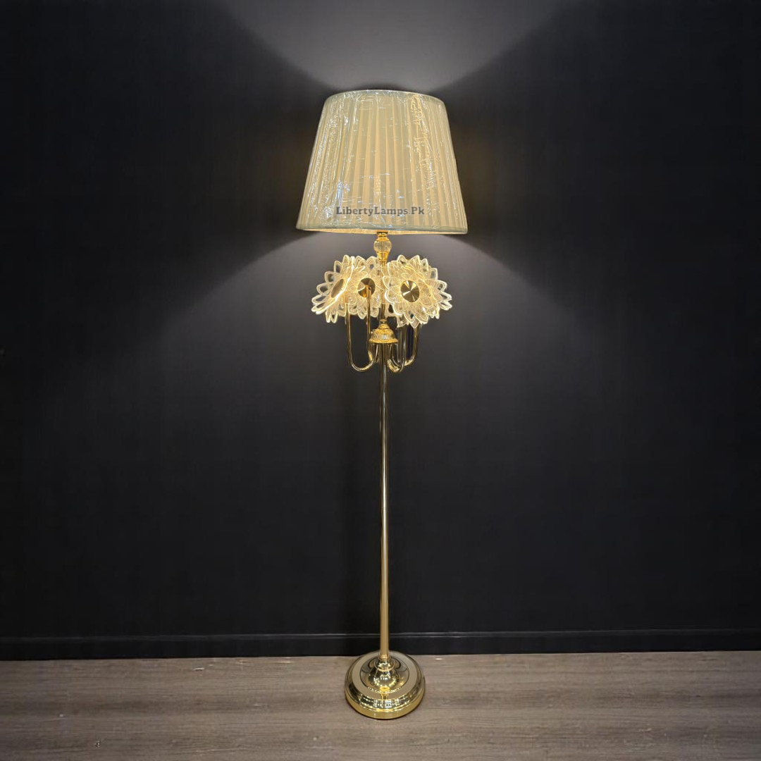 ✨ Radiant Halo Floor Lamp with 5 Warm Lights (Single) ✨