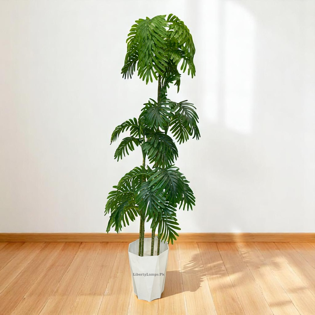 🌟 Golden Palm Artificial Plant – 44 Inch (Single)