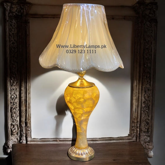 Mother of Pearl Shell Table Lamps – Dual Light Night System (Pair)