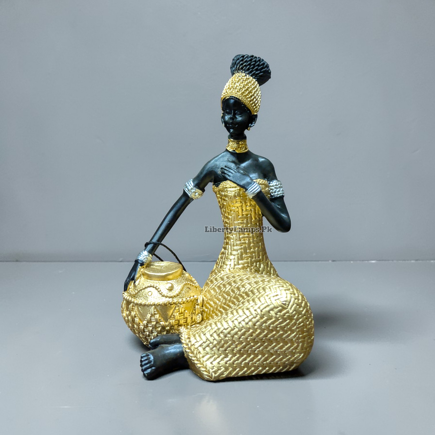 African Grace™ – Black African Lady Decorative Sculpture