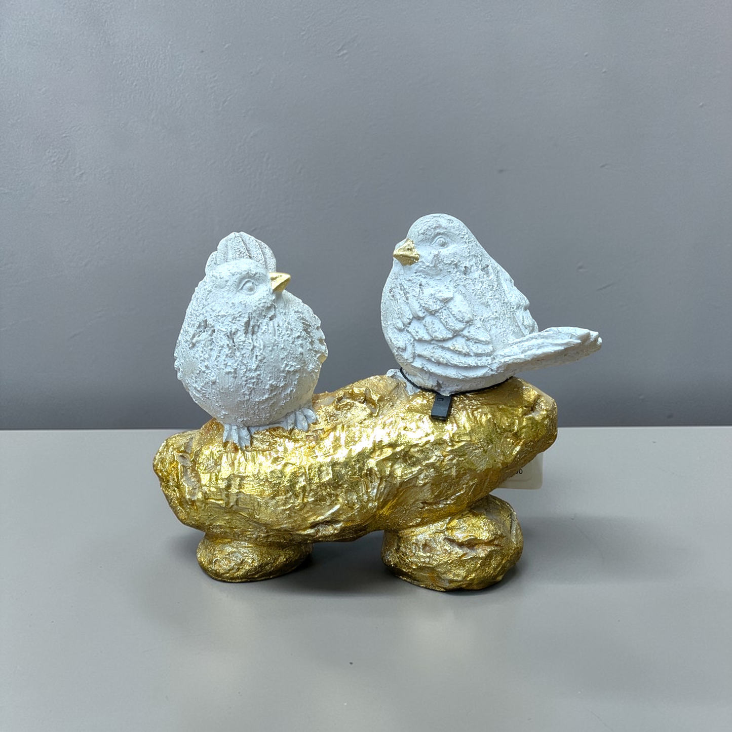 Golden Sparrow Charm™ – Decorative Sparrow Sculpture