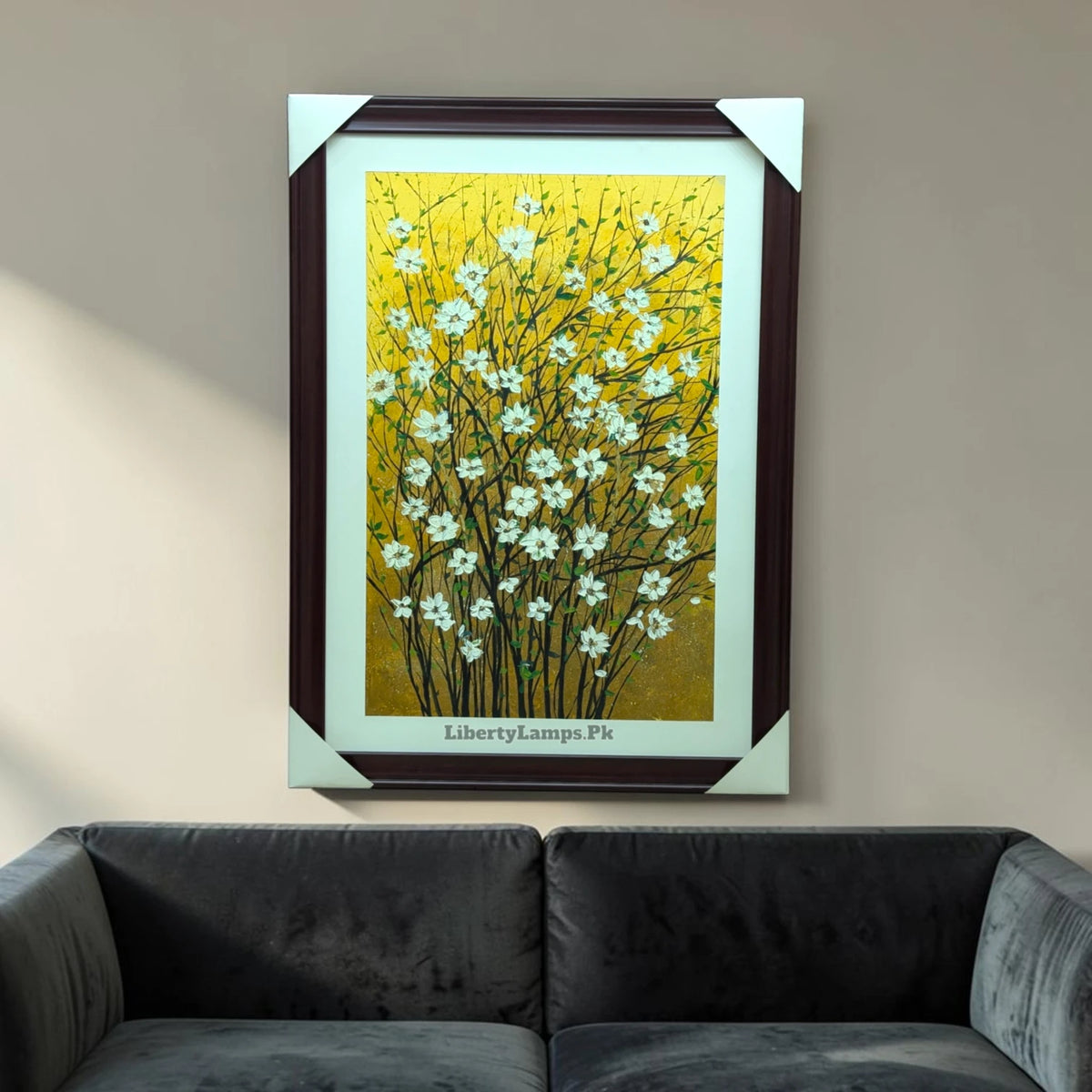 Luxurious Floral Handmade Oil Painting on Canvas