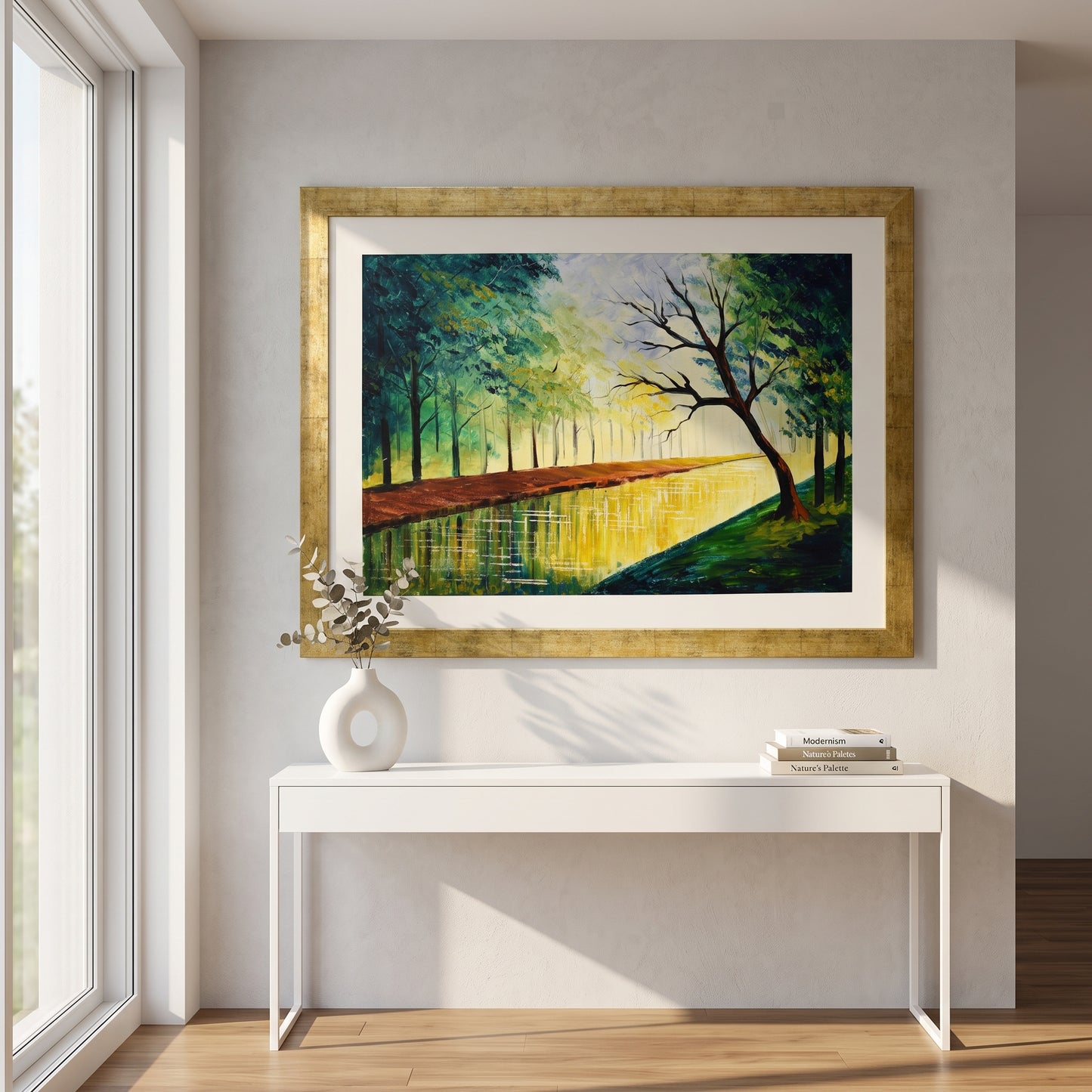 Nature's Tranquility™ – Landscape Oil Painting on Canvas