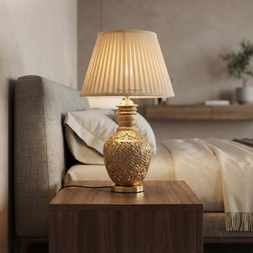 Copper Prestige – Premium Pure Copper Table Lamp Pair