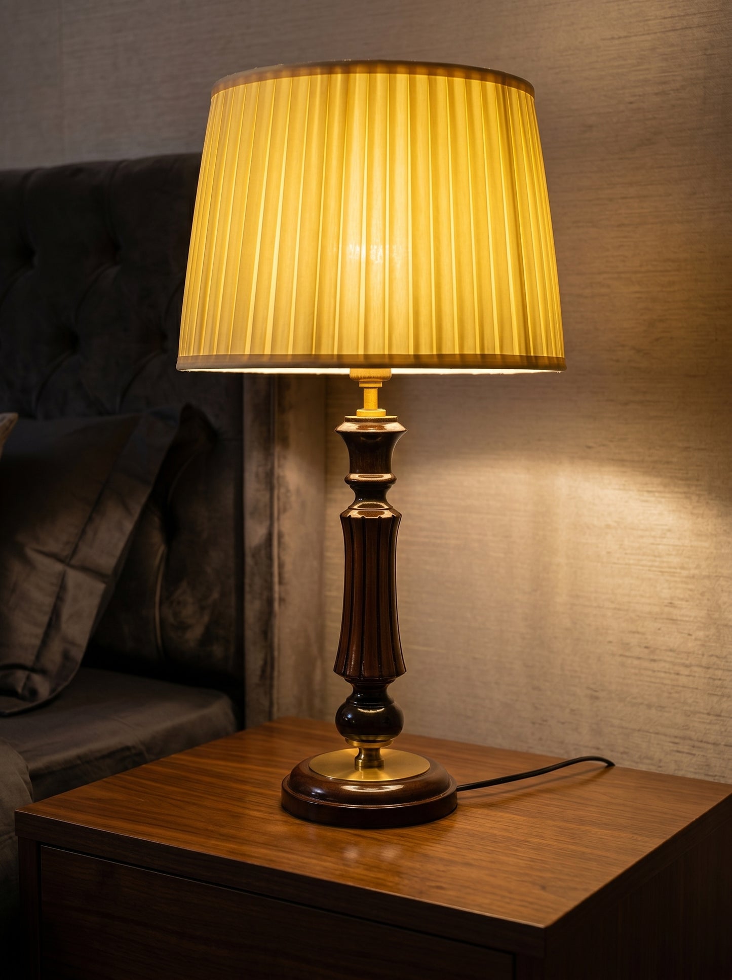 Forest Elegance™ – Wooden Lamp Pair