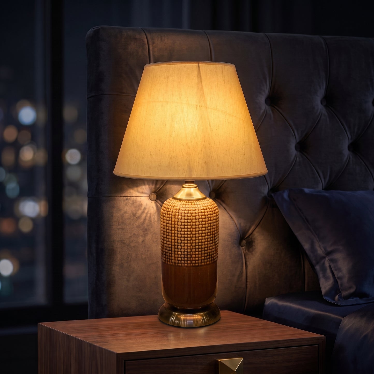 Rustic Haven™ – Terracotta Lamp – Pair