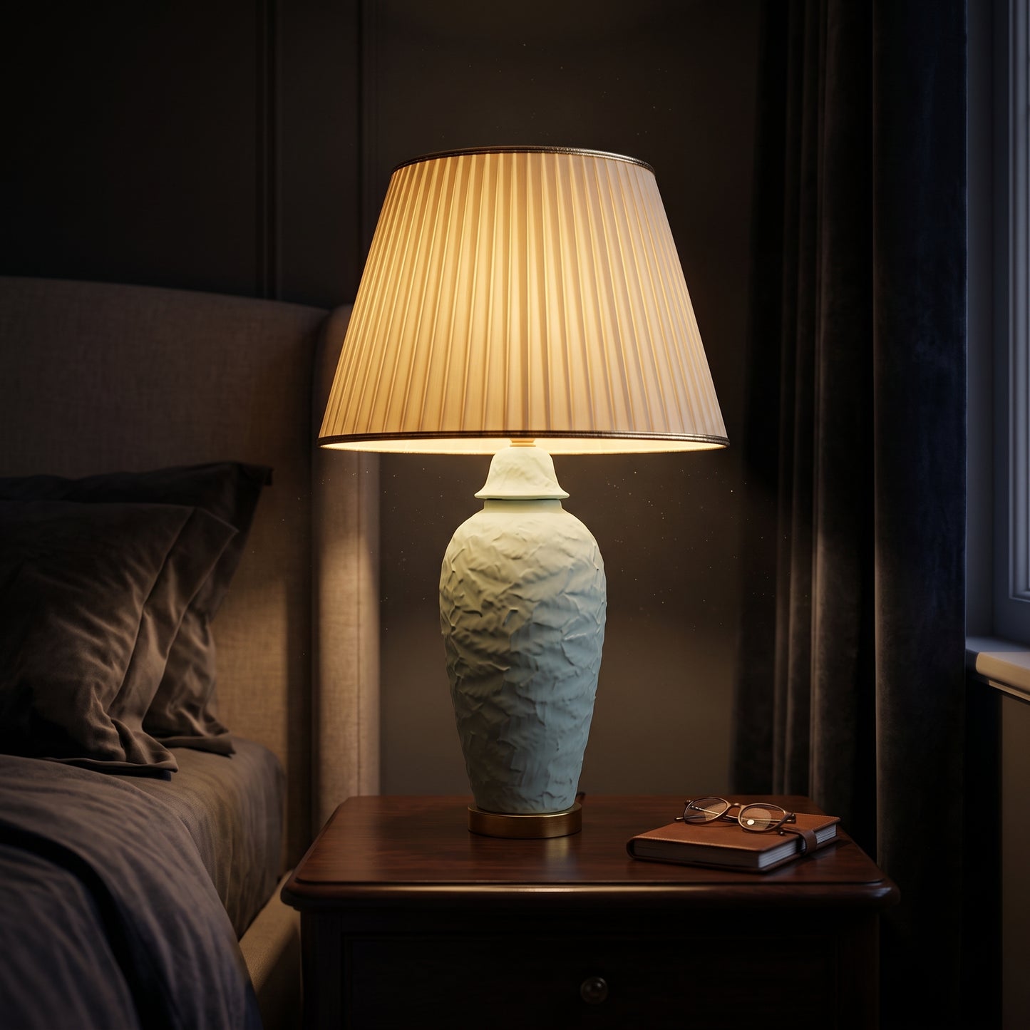 Heritage Glow™ – Terracotta Lamp Pair (26 Inch Height)