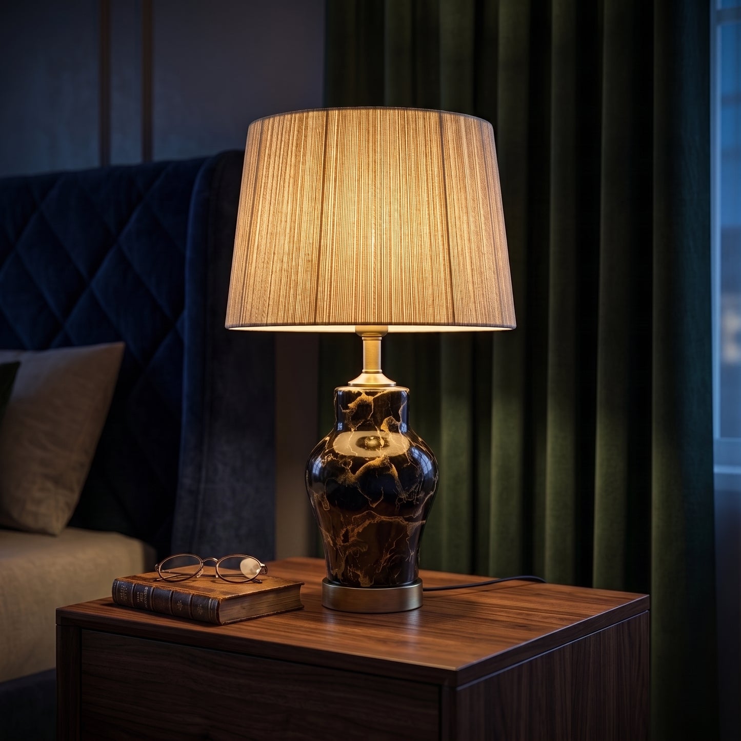 Ceramic Grandeur™ – Ceramic Lamp Pair (28 Inch Height)