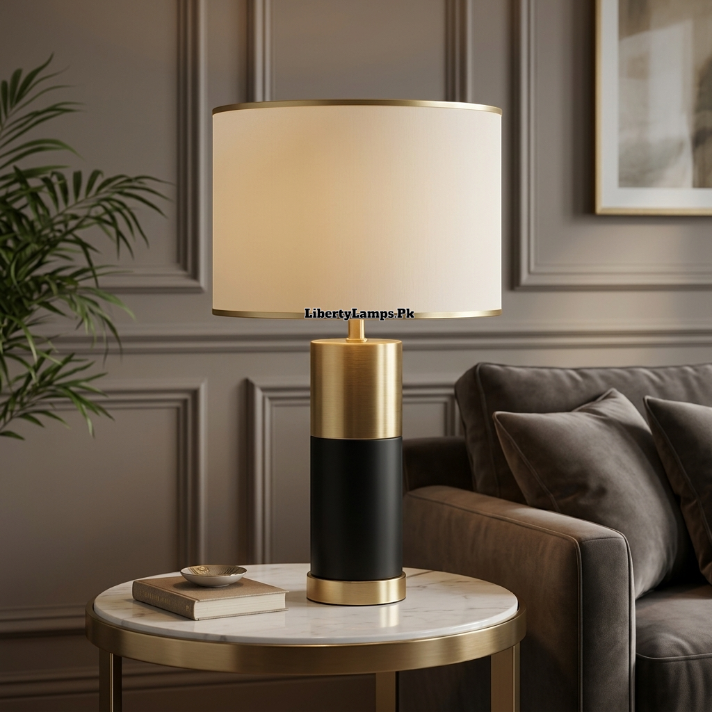 Urban Metallic – Stylish Metal Table Lamp Pair