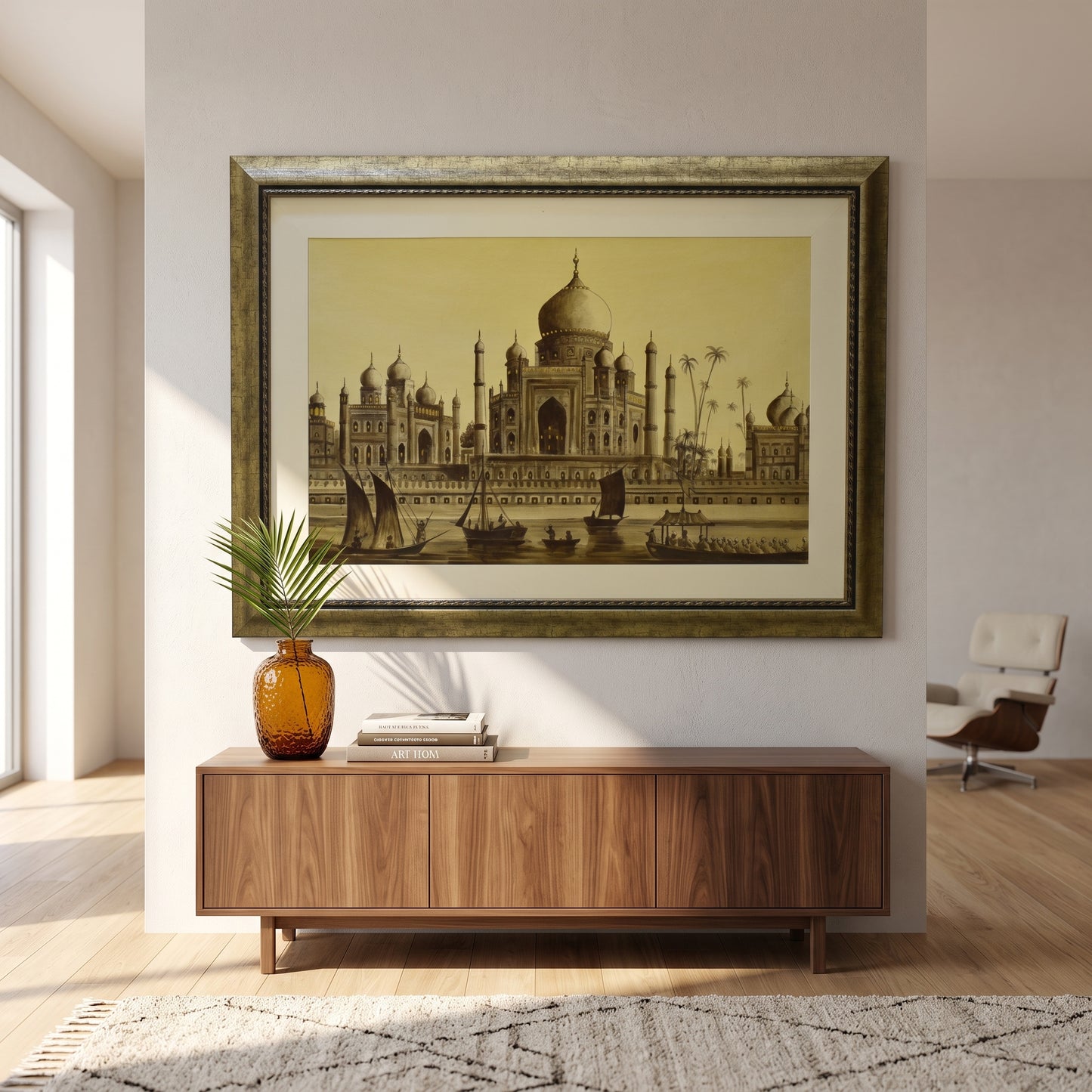 Vintage Boulevard™ – Old City Oil Painting on Canvas