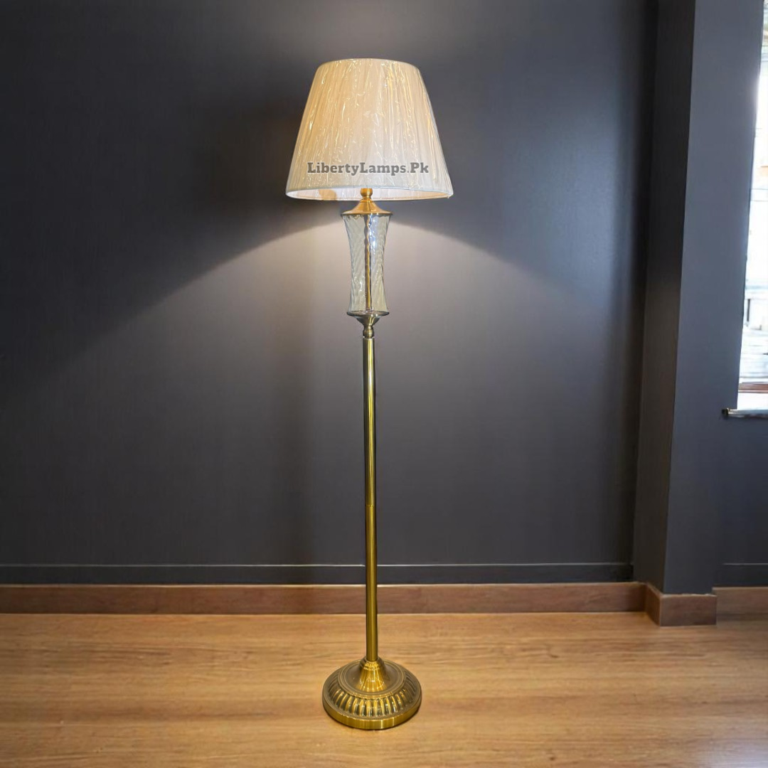 💡 Elegant Glass Floor Lamp – Timeless Clarity (Single) 💡
