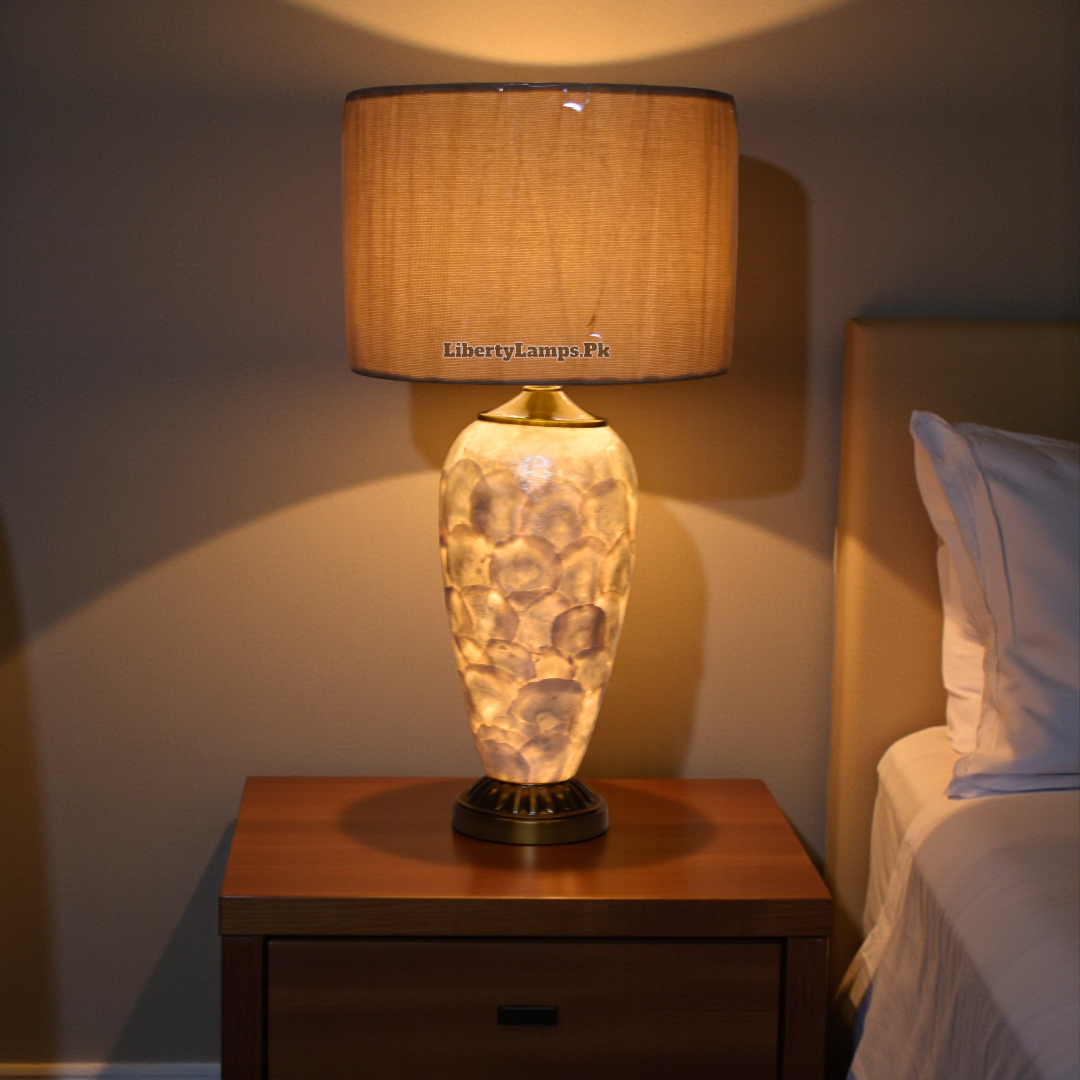 Mother of Pearl Table Lamp (Pair)