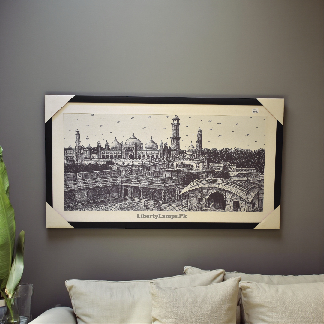 Pencil Sketch Oil Painting on Canvas (Single)