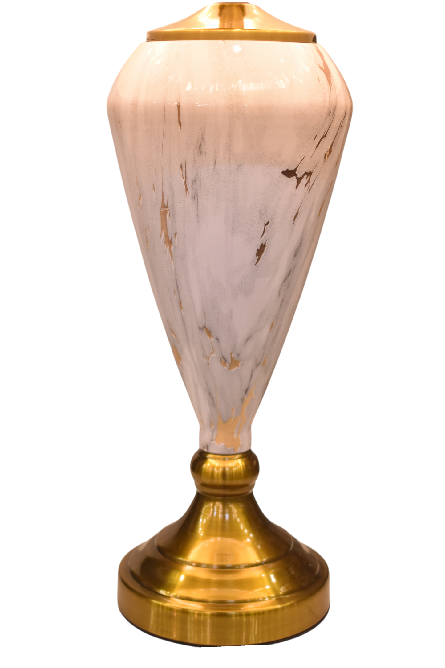 Marble Luxe Metal Table Lamp (Pair)