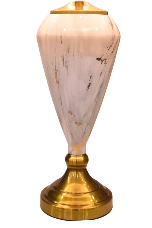 Marble Luxe Metal Table Lamp (Pair)