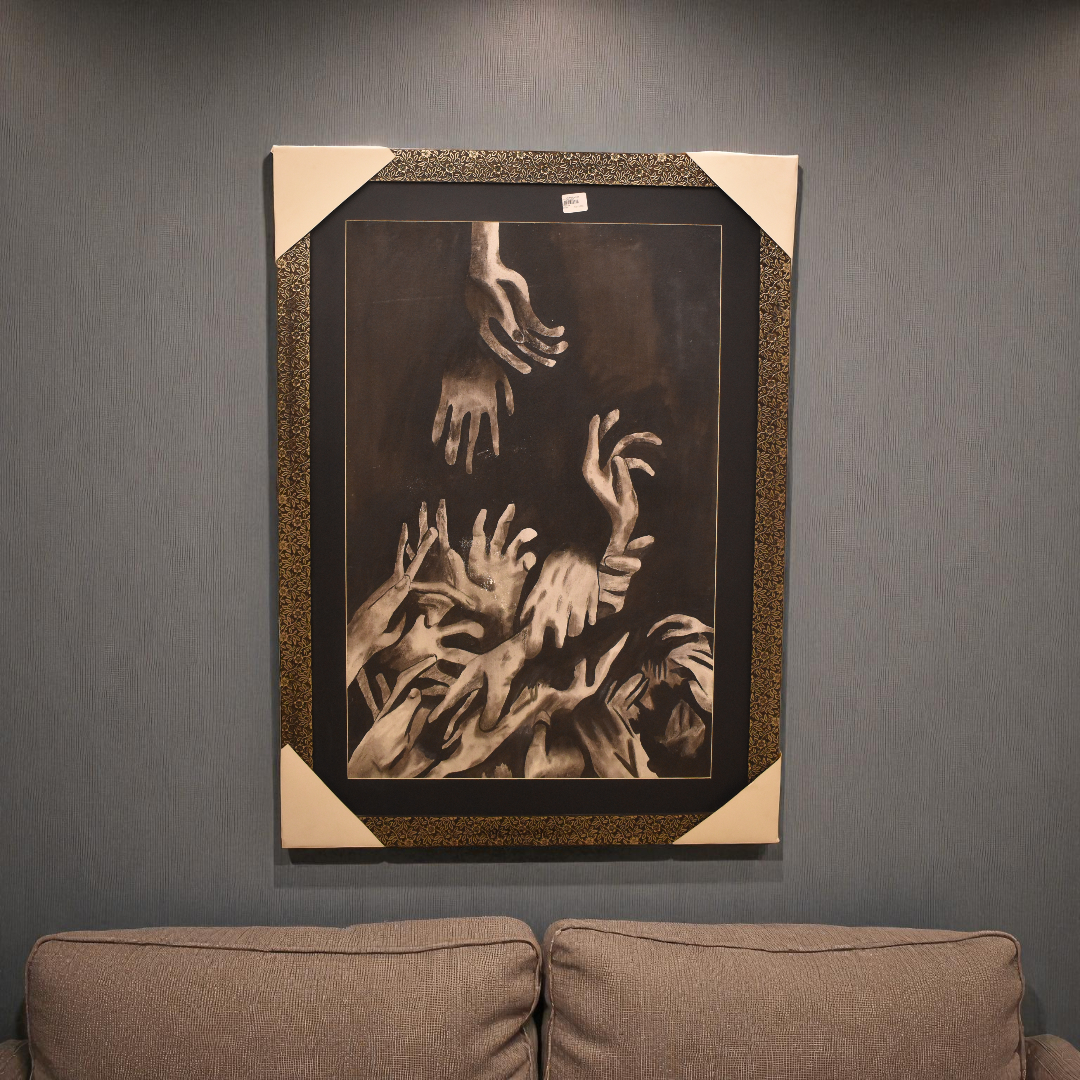 Eclipse Motion Abstract Oil Painting (Single)