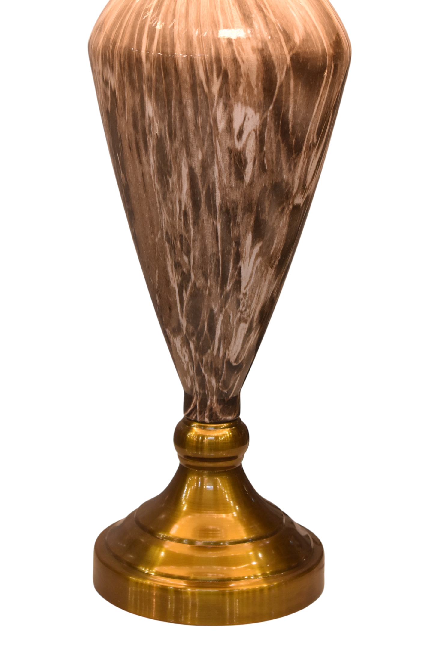 Marble Crest Metal Table Lamp (Pair)