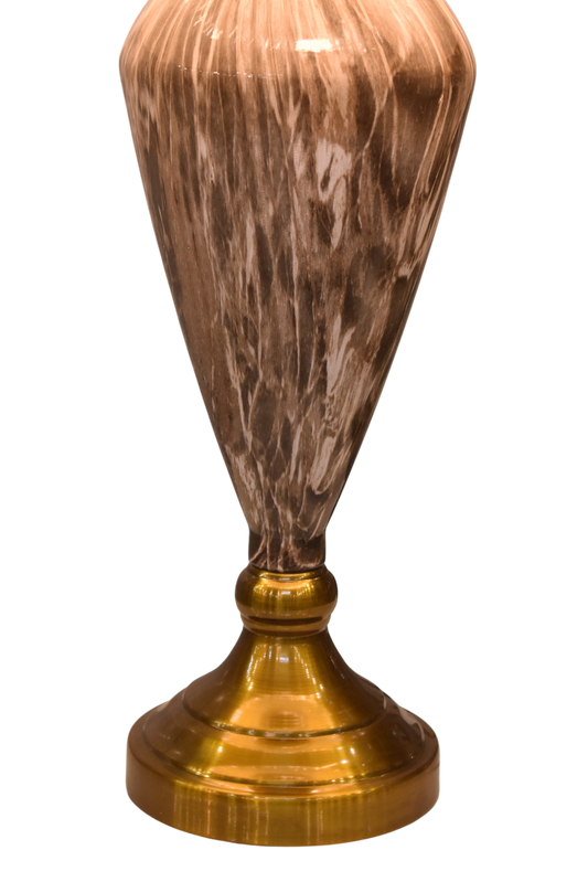 Marble Crest Metal Table Lamp (Pair)