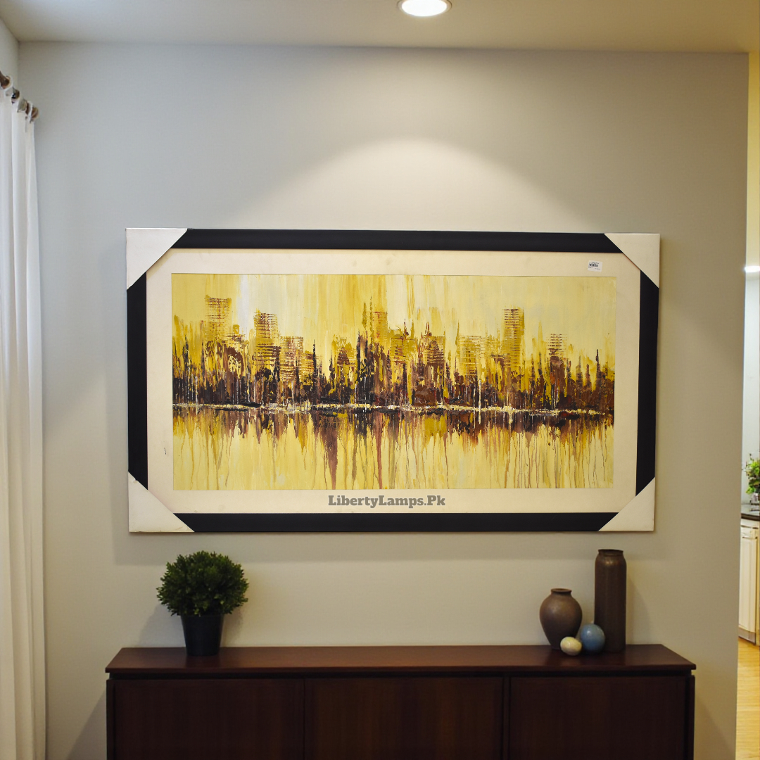 Abstract Oil Painting on Canvas (Single)