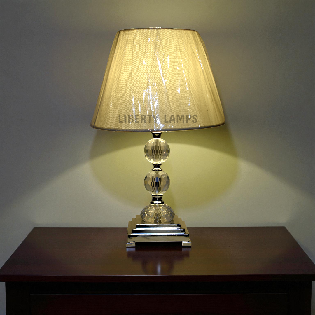 Crystal Ball Table Lamp (Pair)