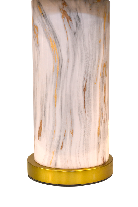 IronCrest Metal Table Lamp with Metal Shade (Pair)