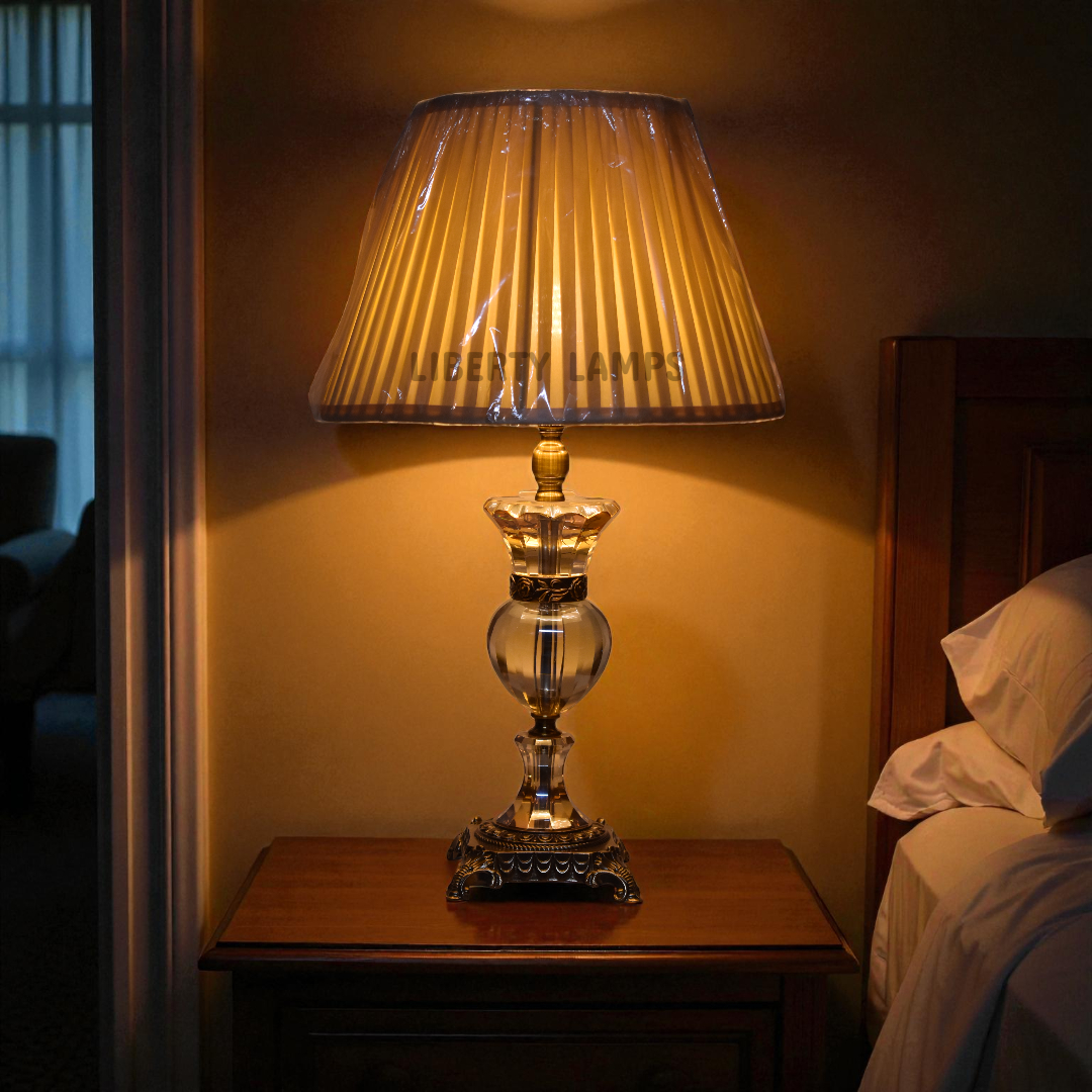 Majestic Crystal Table Lamp (Pair)