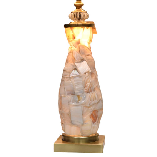 Mother of Pearl Radiance Double Light Table Lamp (Pair) ✨🌙💡