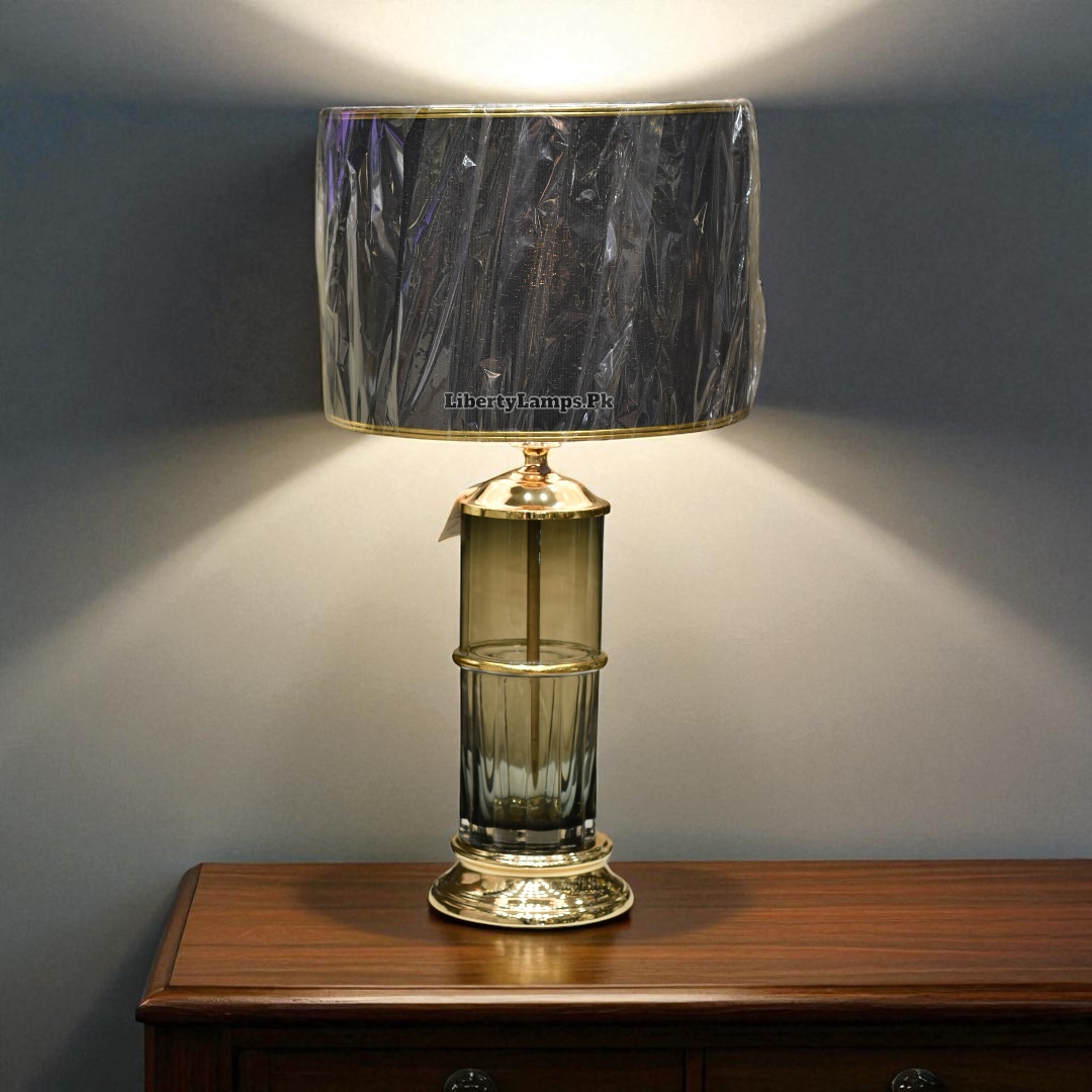 Crystal Glow Glass Lamp (Pair) ✨💡